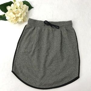 Madewell Gymnasium Skirt Gray Knit